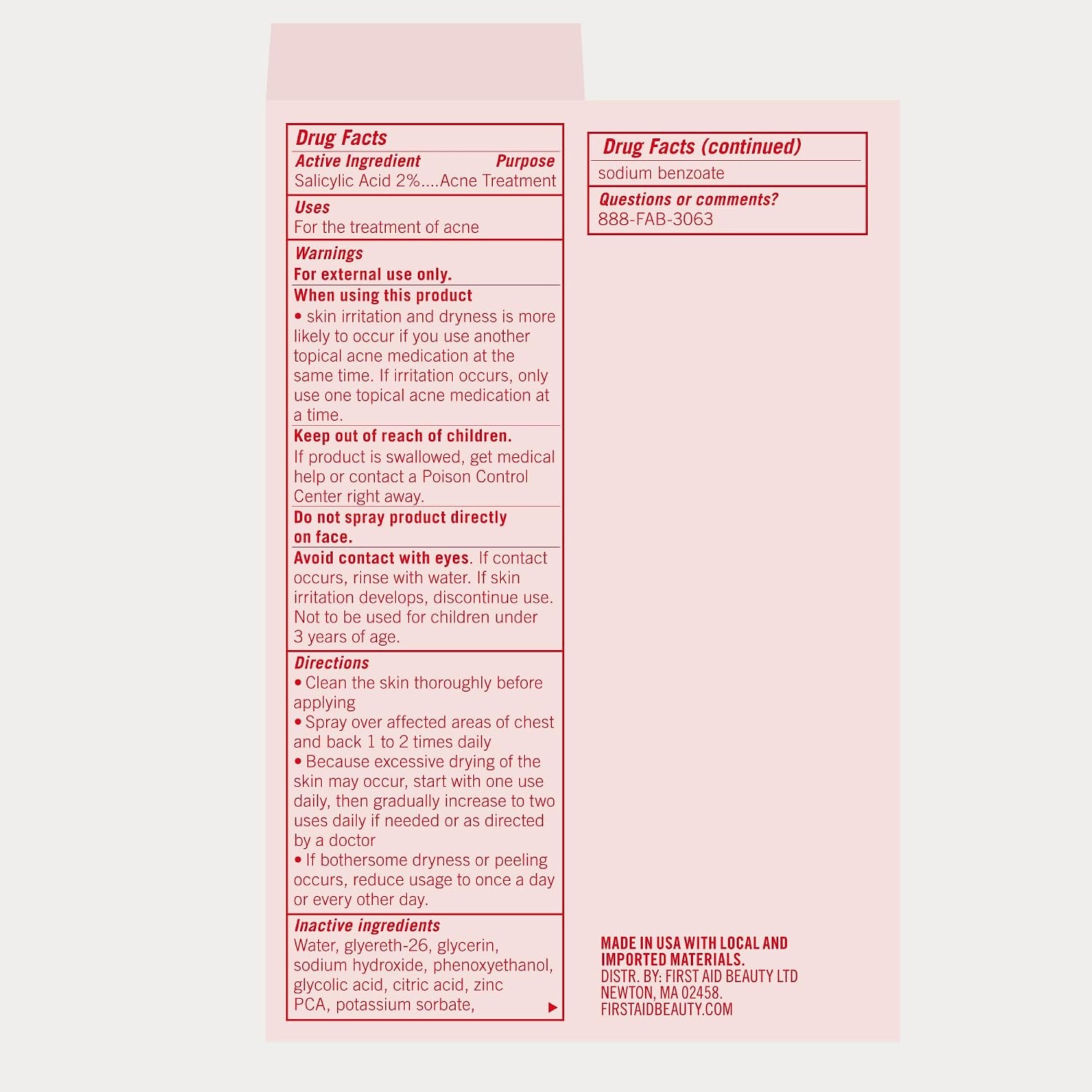image:imageFirst Aid Beauty Body Acne SprayUnscented
