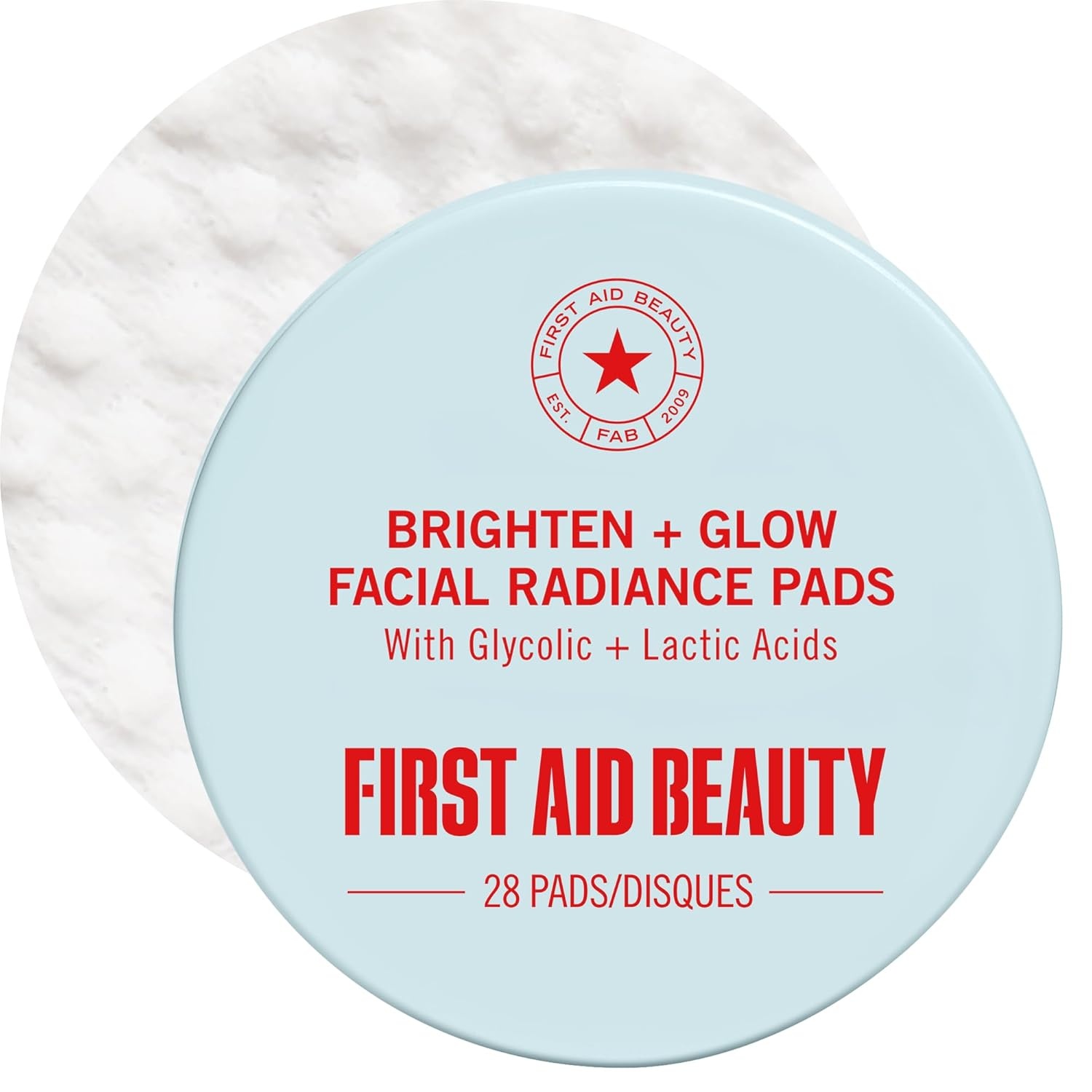 image:imageFirst Aid Beauty Daily Facial Treatment Pads AHA Exfoliating Hydrating Barrier Support amp Salicylic Acid Acne Pads Sensitive Skin Safe28 Count Pack of 1