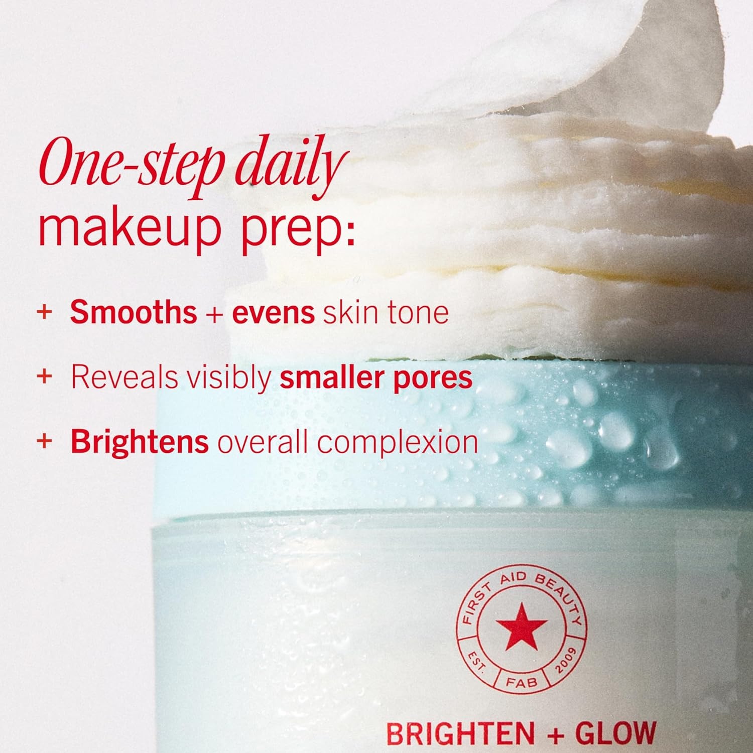 image:imageFirst Aid Beauty Daily Facial Treatment Pads AHA Exfoliating Hydrating Barrier Support amp Salicylic Acid Acne Pads Sensitive Skin Safe28 Count Pack of 1