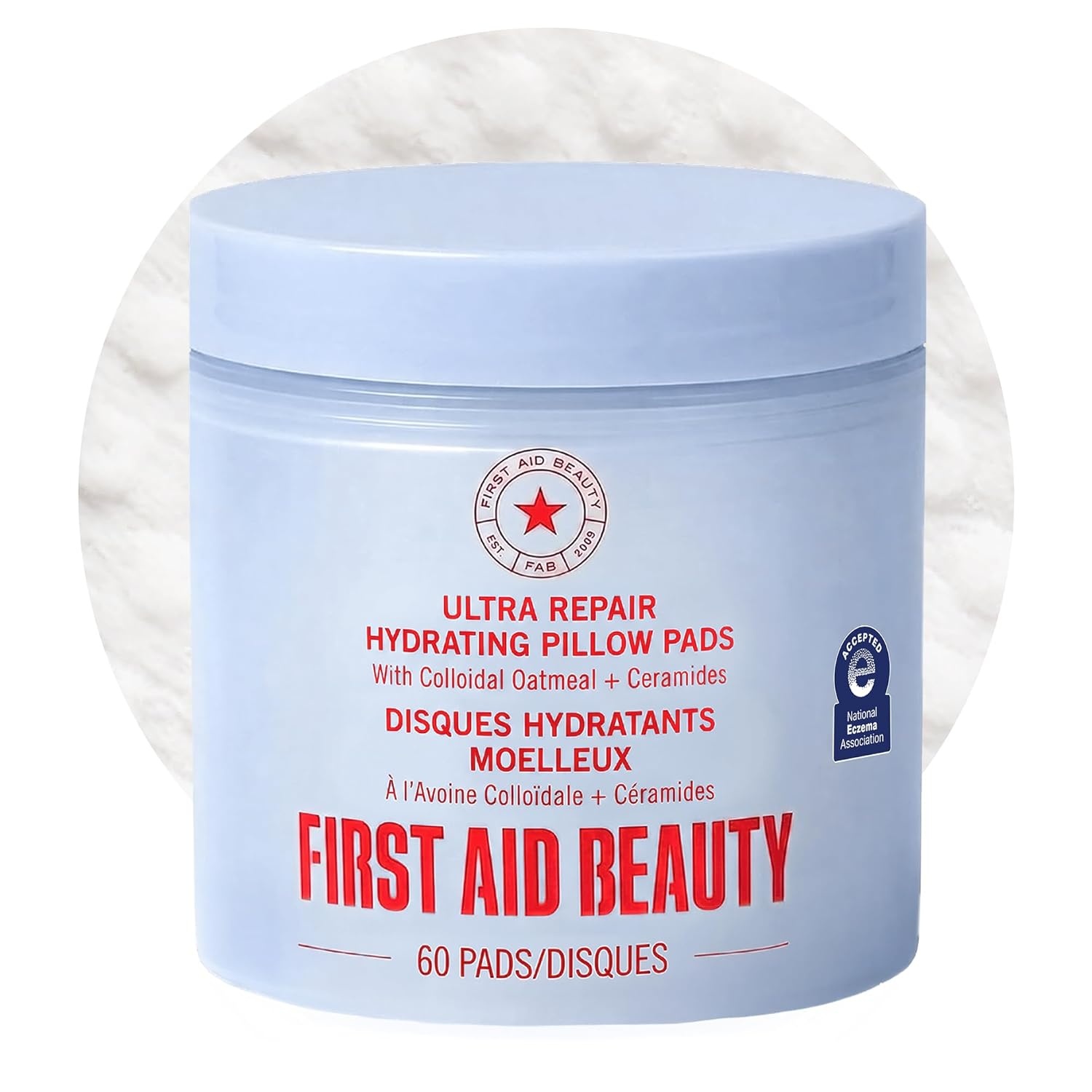 image:imageFirst Aid Beauty Daily Facial Treatment Pads AHA Exfoliating Hydrating Barrier Support amp Salicylic Acid Acne Pads Sensitive Skin Safe60 Count Pack of 1