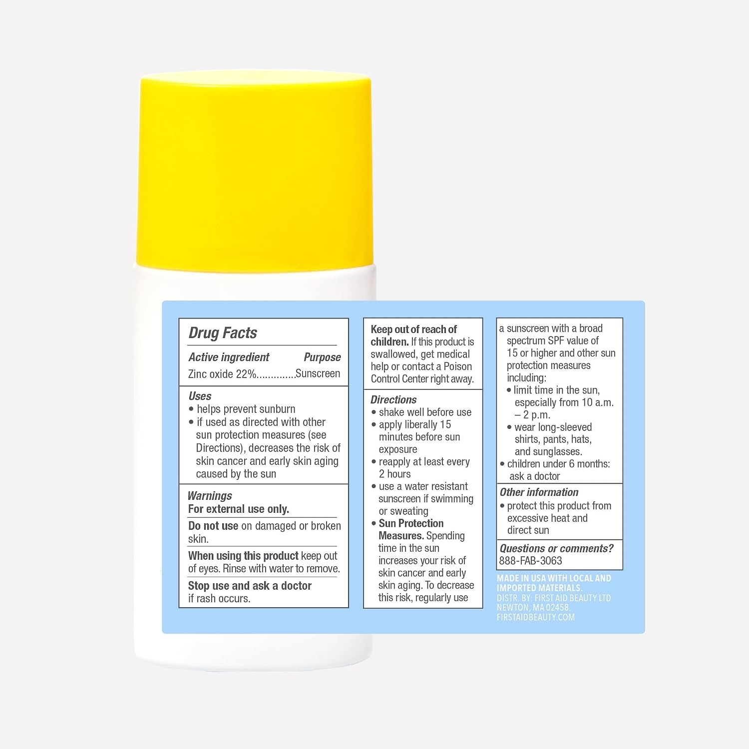 image:imageFirst Aid Beauty Facial Sunscreens Broad Spectrum SPF for Sensitive Skin15 Fl Oz Pack of 1