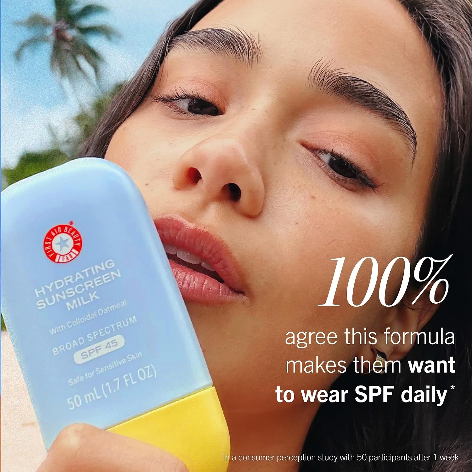 image:imageFirst Aid Beauty Facial Sunscreens Broad Spectrum SPF for Sensitive Skin17 Fl Oz Pack of 1