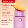 First Aid Beauty KP Smoothing Body Lotion – Chemically Exfoliates and Moisturizes with 10% Lactic Acid (AHA), Urea, Colloidal Oatmeal and Ceramides(Peach)