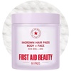 First Aid Beauty Ingrown Hair Pads Aftershave Treatment to Help Prevent Razor Bumps, Exfoliate Underarms & Bikini Area, Sensitive Skin(60 Count (Pack of 1))