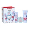 First Aid Beauty Sensitive Skin Skincare Routine Set, Ultra Gentle Cleanser + Facial Radiance Pads + Ultra Repair Cream, Fragrance Free Hydrating & Exfoliating Travel Kit, 3-Piece Gift Set