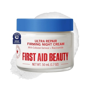 First Aid Beauty Firming Collagen Cream with Peptides + Niacinamide, Anti-Aging Face Moisturizer Reduce Fine Lines and Wrinkles, Non-Comedogenic(Night Cream)