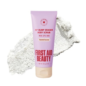 First Aid Beauty KP Bump Eraser Body Scrub with 10% AHA – Dermatologist-Tested Keratosis Pilaris Exfoliator – Support for Rough Bumps, Uneven Skin Texture & Strawberry Skin – Sensitive Skin(2 Ounce (Pack of 1))