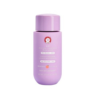 First Aid Beauty KP Smoothing Body Lotion – Chemically Exfoliates and Moisturizes with 10% Lactic Acid (AHA), Urea, Colloidal Oatmeal and Ceramides(Peach)