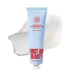 First Aid Beauty Ultra Repair Rescue Barrier Balm, 2.25 oz | 1% Dimethicone OTC Skin Protectant, Fragrance Free, Relieves Dry, Red, Cracked & Irritated Skin, Sensitive Skin Safe