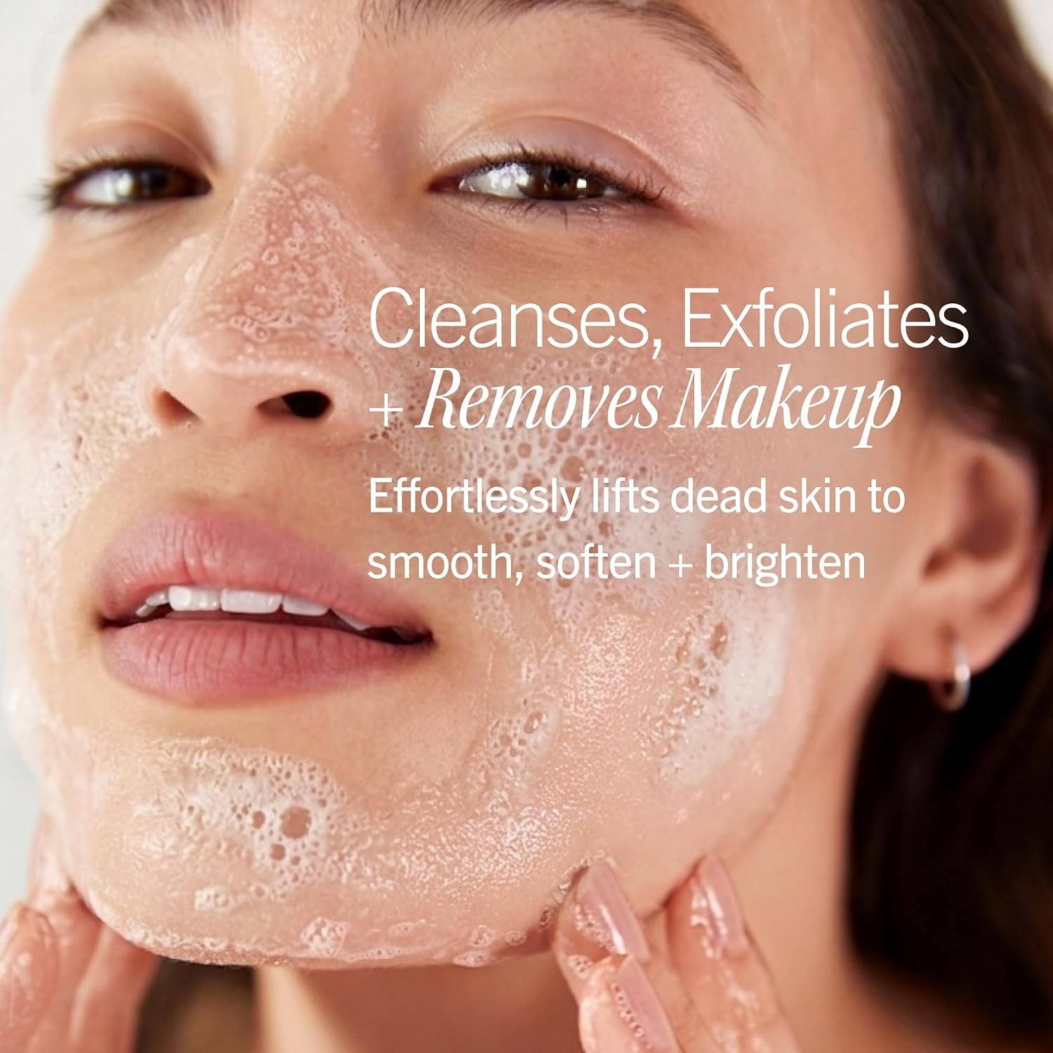 image:imageFirst Aid Beauty Brighten Glow Exfoliating Gel Cleanser Daily AHA Face Wash with Lactic Acid Niacinamide amp Jojoba Pearls Gentle Exfoliator for Sensitive Skin Brightens amp Smooths