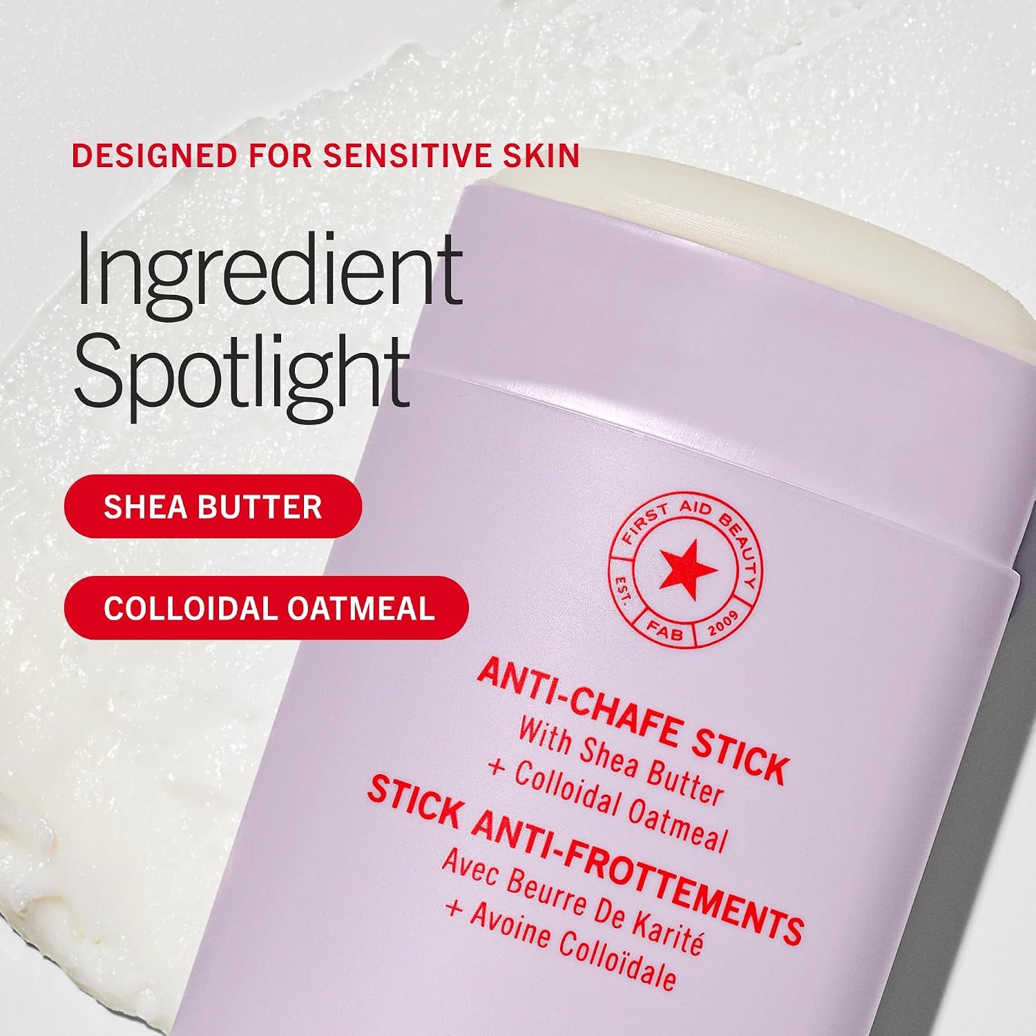 image:imageFirst Aid Beauty AntiChafe Stick with Shea Butter 17 oz