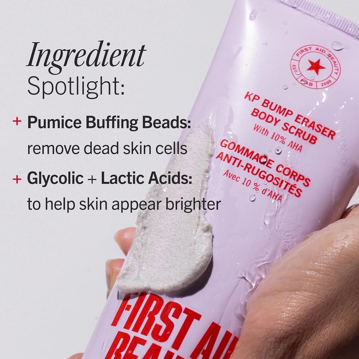 image:imageFirst Aid Beauty KP Bump Eraser Scrub 10 AHA Sensitive Skin4 Ounce Pack of 1
