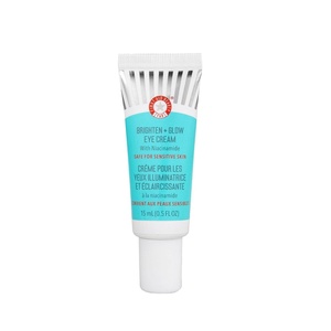 First Aid Beauty – Brighten + Glow Eye Cream with Niacinamide, Gives Skin an Instant Glow and Hydrates to Gradually Brighten & Help Reduce Appearance of Dark Circles, Safe for Sensitive Skin, 0.5 oz